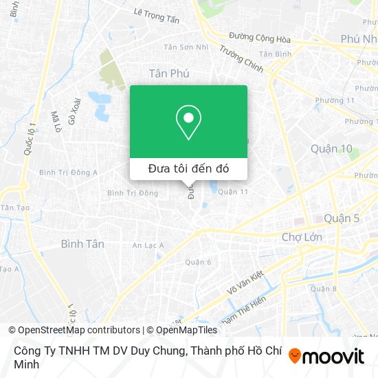Bản đồ Công Ty TNHH TM DV Duy Chung