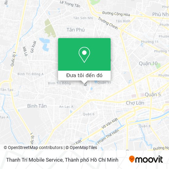 Bản đồ Thanh Trí Mobile Service