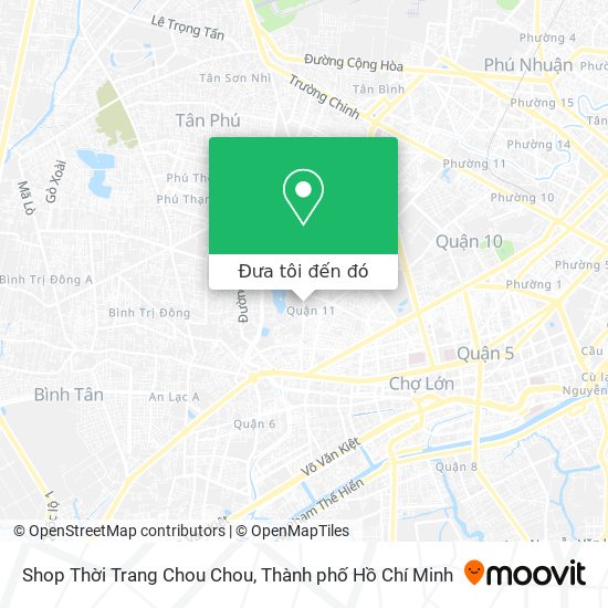 Bản đồ Shop Thời Trang Chou Chou