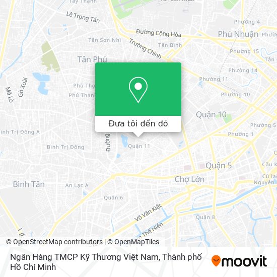 Bản đồ Ngân Hàng TMCP Kỹ Thương Việt Nam