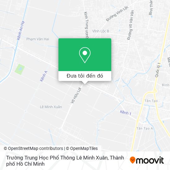 Bản đồ Trường Trung Học Phổ Thông Lê Minh Xuân