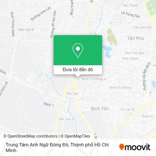 Bản đồ Trung Tâm Anh Ngữ Đông Đô
