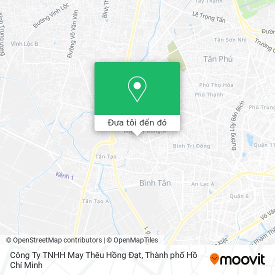 Bản đồ Công Ty TNHH May Thêu Hồng Đạt