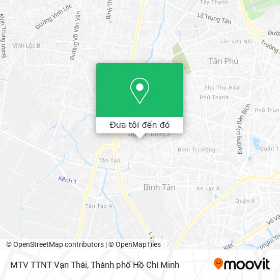 Bản đồ MTV TTNT Vạn Thái