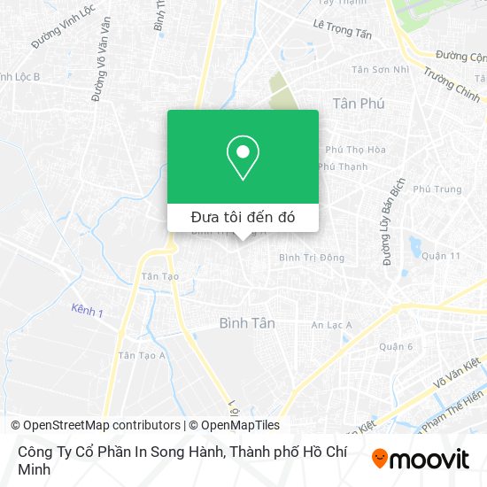 Bản đồ Công Ty Cổ Phần In Song Hành