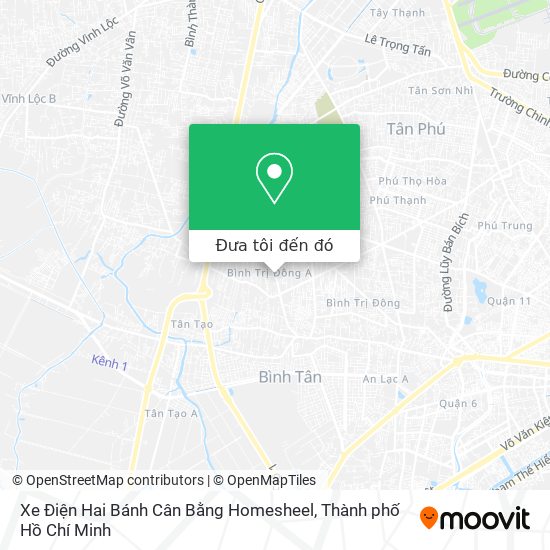 Bản đồ Xe Điện Hai Bánh Cân Bằng Homesheel