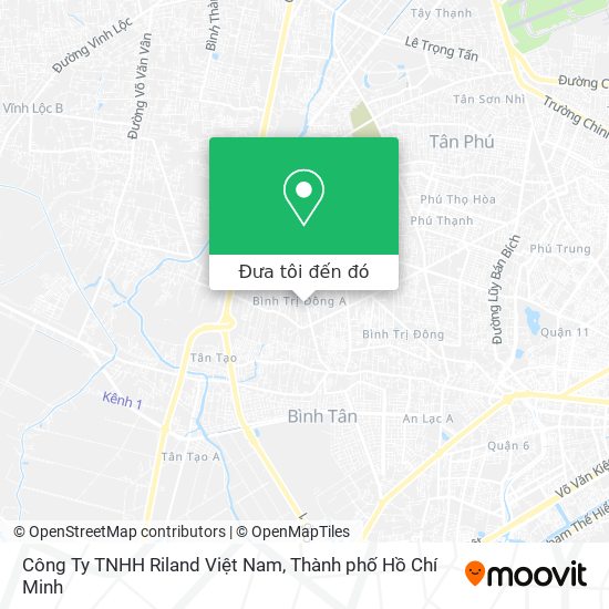Bản đồ Công Ty TNHH Riland Việt Nam