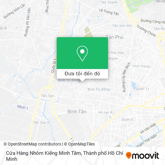 Bản đồ Cửa Hàng Nhôm Kiếng Minh Tâm