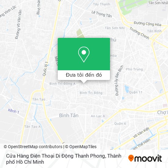Bản đồ Cửa Hàng Điện Thoại Di Động Thanh Phong
