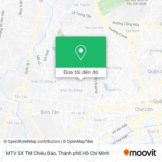 Bản đồ MTV SX TM Chiêu Bảo