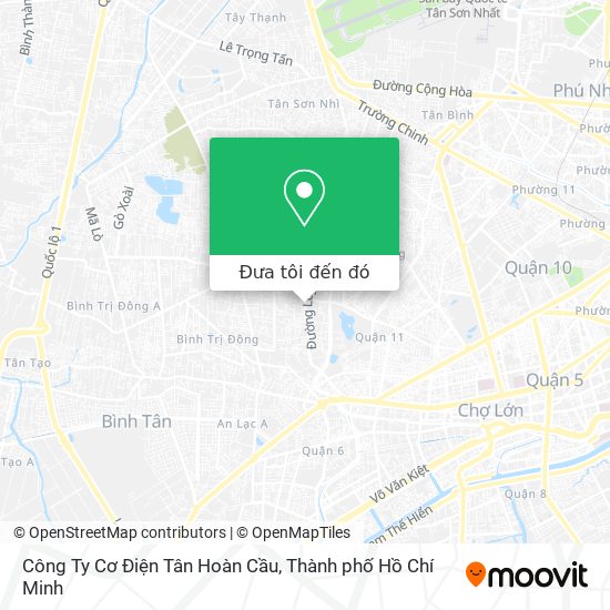 Bản đồ Công Ty Cơ Điện Tân Hoàn Cầu