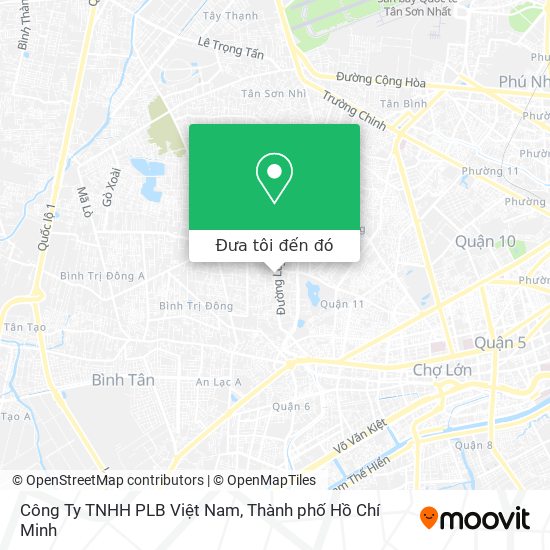 Bản đồ Công Ty TNHH PLB Việt Nam