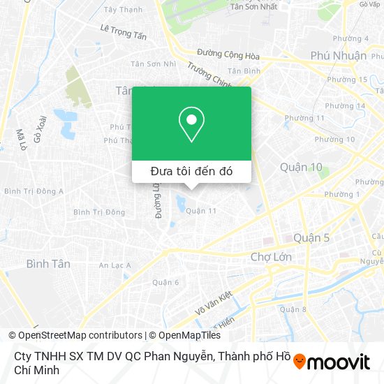 Bản đồ Cty TNHH SX TM DV QC Phan Nguyễn