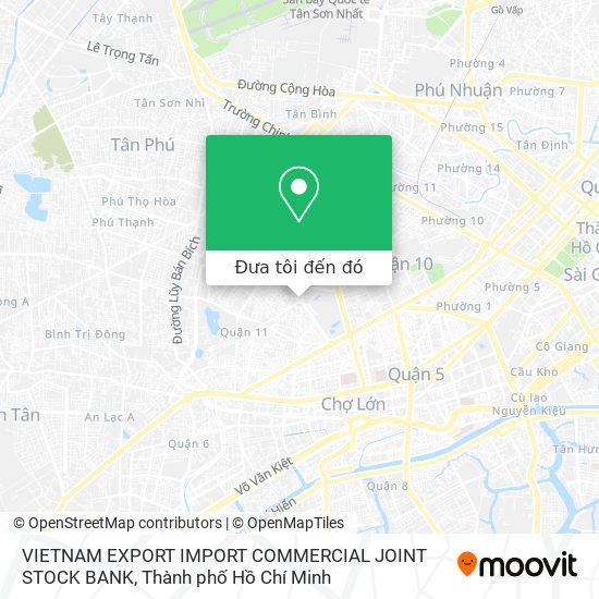 Bản đồ VIETNAM EXPORT IMPORT COMMERCIAL JOINT STOCK BANK