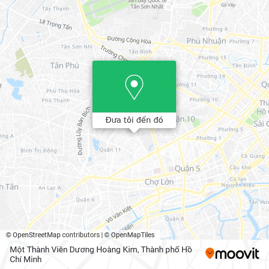 Bản đồ Một Thành Viên Dương Hoàng Kim