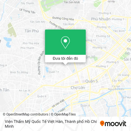 Bản đồ Viện Thẩm Mỹ Quốc Tế Việt Hàn