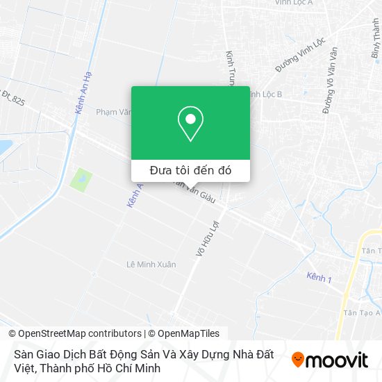 Bản đồ Sàn Giao Dịch Bất Động Sản Và Xây Dựng Nhà Đất Việt