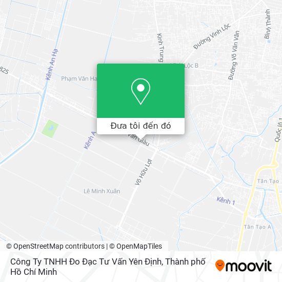 Bản đồ Công Ty TNHH Đo Đạc Tư Vấn Yên Định