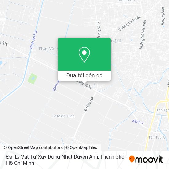Bản đồ Đại Lý Vật Tư Xây Dựng Nhất Duyên Anh