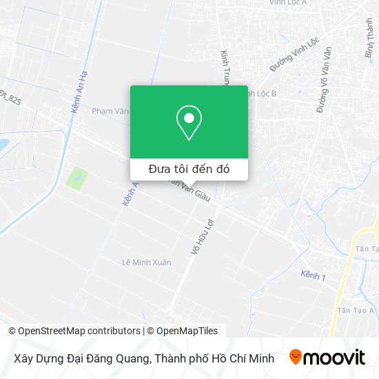 Bản đồ Xây Dựng Đại Đăng Quang