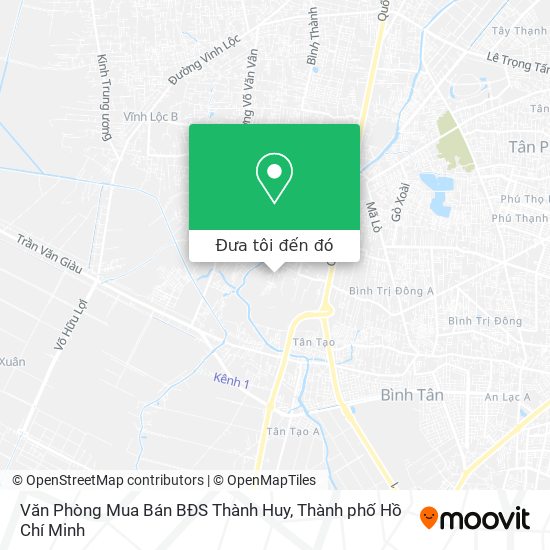 Bản đồ Văn Phòng Mua Bán BĐS Thành Huy