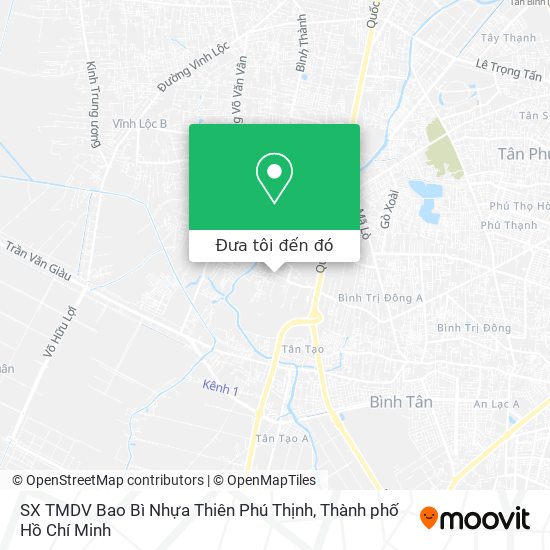 Bản đồ SX TMDV Bao Bì Nhựa Thiên Phú Thịnh