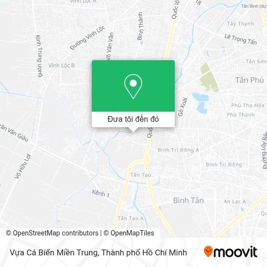 Bản đồ Vựa Cá Biển Miền Trung