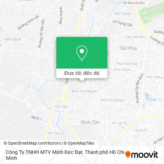 Bản đồ Công Ty TNHH MTV Minh Đức Đạt