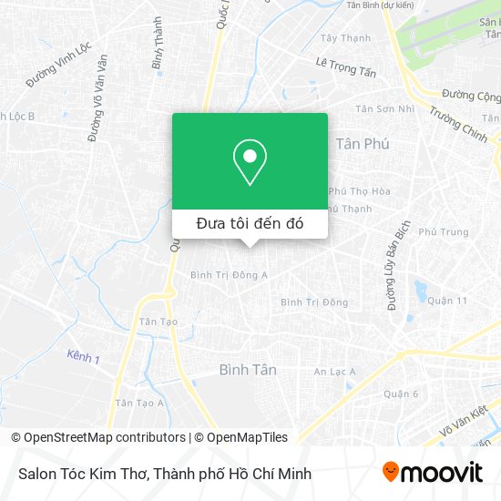 Bản đồ Salon Tóc Kim Thơ