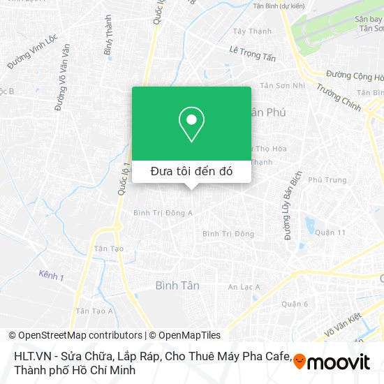 Bản đồ HLT.VN - Sửa Chữa, Lắp Ráp, Cho Thuê Máy Pha Cafe
