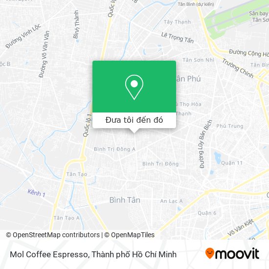 Bản đồ Mol Coffee Espresso