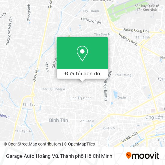 Bản đồ Garage Auto Hoàng Vũ