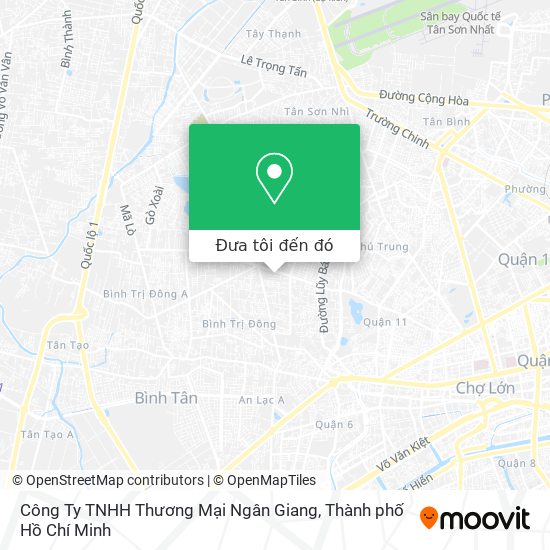 Bản đồ Công Ty TNHH Thương Mại Ngân Giang