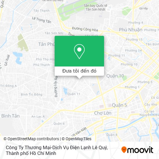 Bản đồ Công Ty Thương Mại-Dịch Vụ Điện Lạnh Lê Quý