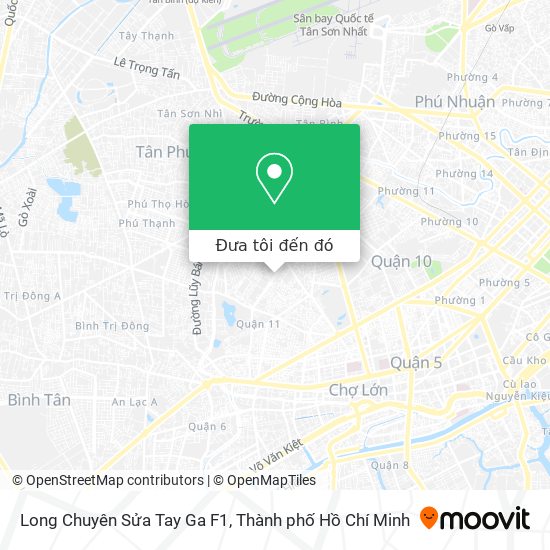 Bản đồ Long Chuyên Sửa Tay Ga F1