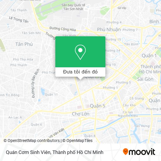 Bản đồ Quán Cơm Sinh Viên