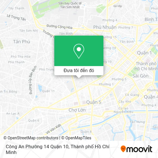 Bản đồ Công An Phường 14 Quận 10
