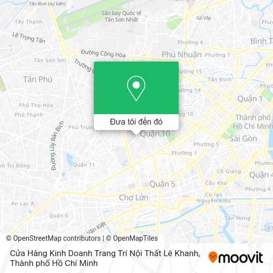 Bản đồ Cửa Hàng Kinh Doanh Trang Trí Nội Thất Lê Khanh