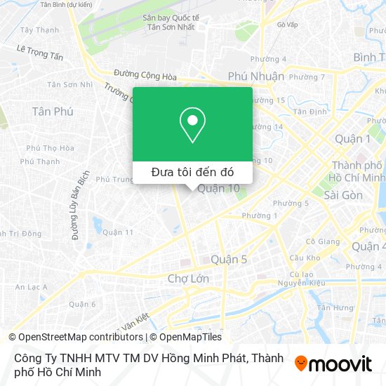 Bản đồ Công Ty TNHH MTV TM DV Hồng Minh Phát