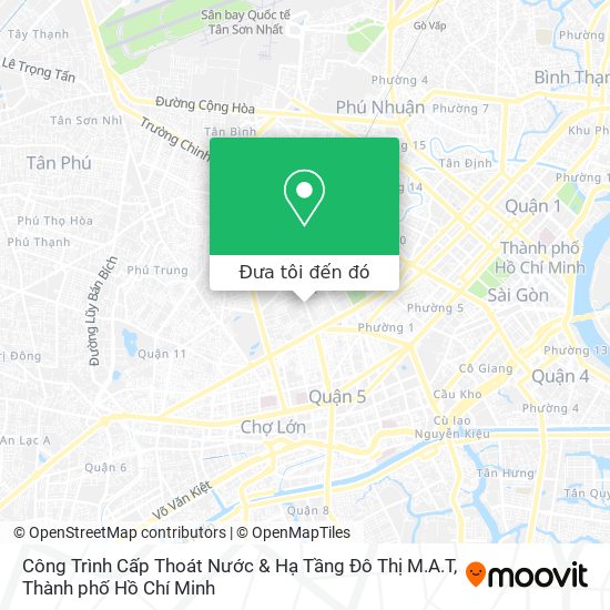 Bản đồ Công Trình Cấp Thoát Nước & Hạ Tầng Đô Thị M.A.T
