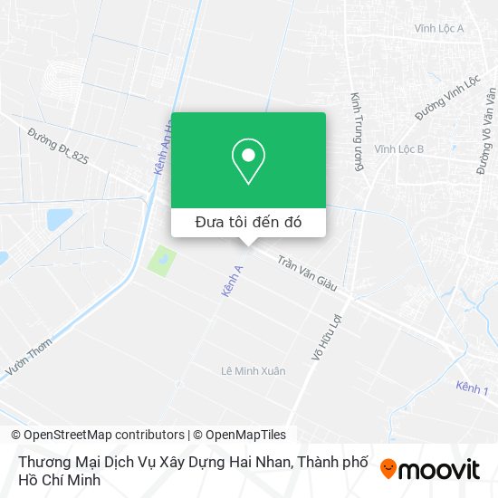 Bản đồ Thương Mại Dịch Vụ Xây Dựng Hai Nhan