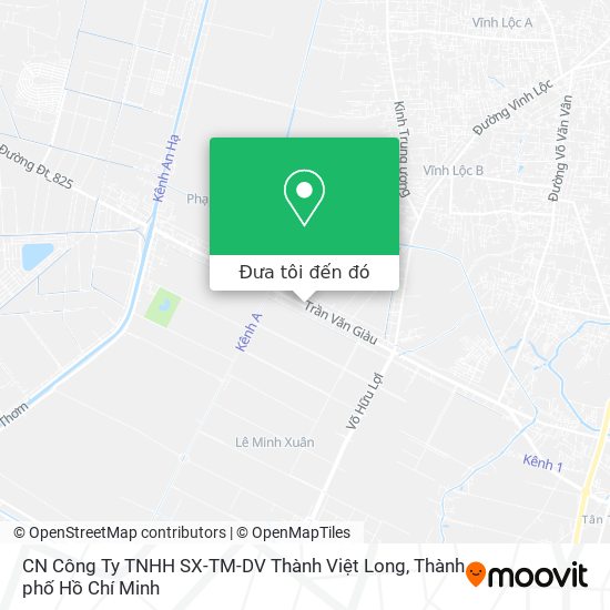 Bản đồ CN Công Ty TNHH SX-TM-DV Thành Việt Long