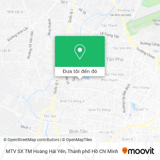 Bản đồ MTV SX TM Hoàng Hải Yến