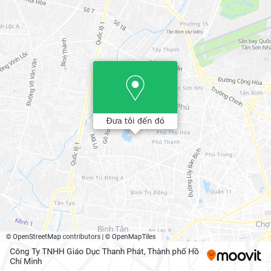 Bản đồ Công Ty TNHH Giáo Dục Thanh Phát