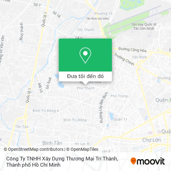 Bản đồ Công Ty TNHH Xây Dựng Thương Mại Trí Thành