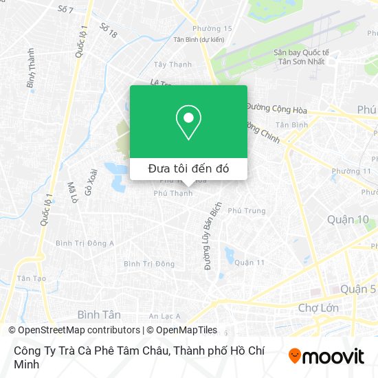 Bản đồ Công Ty Trà Cà Phê Tâm Châu