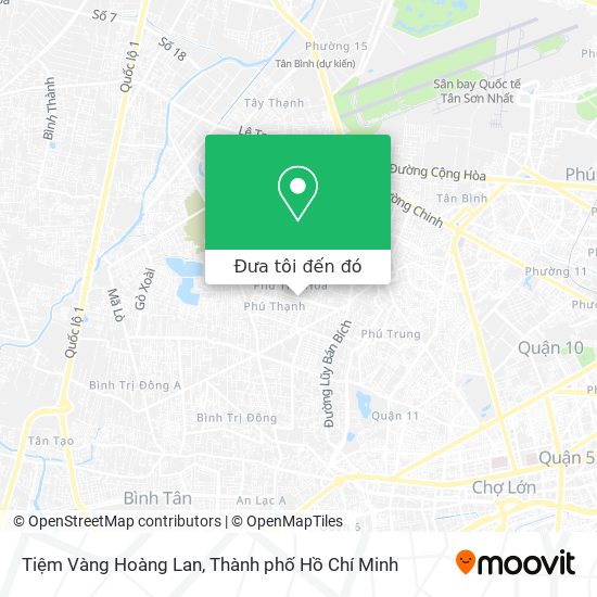 Bản đồ Tiệm Vàng Hoàng Lan