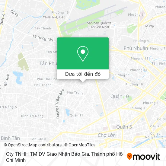 Bản đồ Cty TNHH TM DV Giao Nhận Bảo Gia