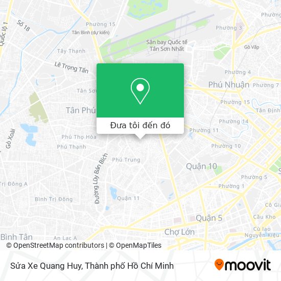 Bản đồ Sửa Xe Quang Huy