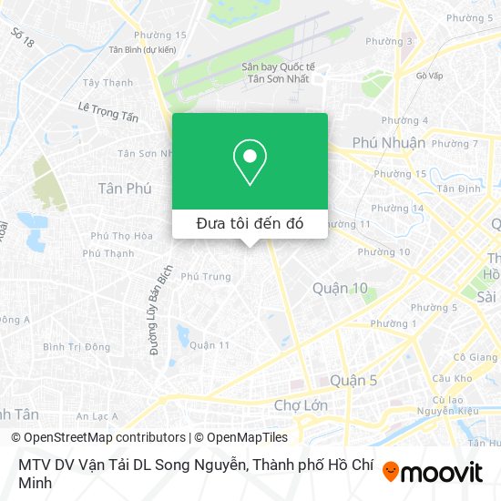 Bản đồ MTV DV Vận Tải DL Song Nguyễn